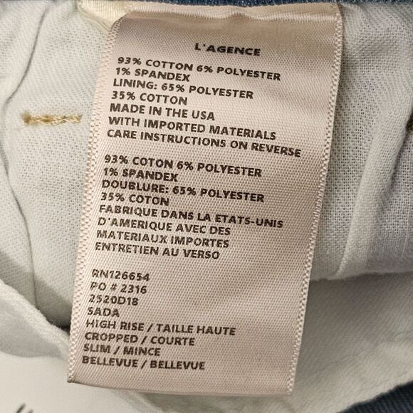 NWT L'AGENCE Sada Jean Bellevue 25 - Picture 4 of 7